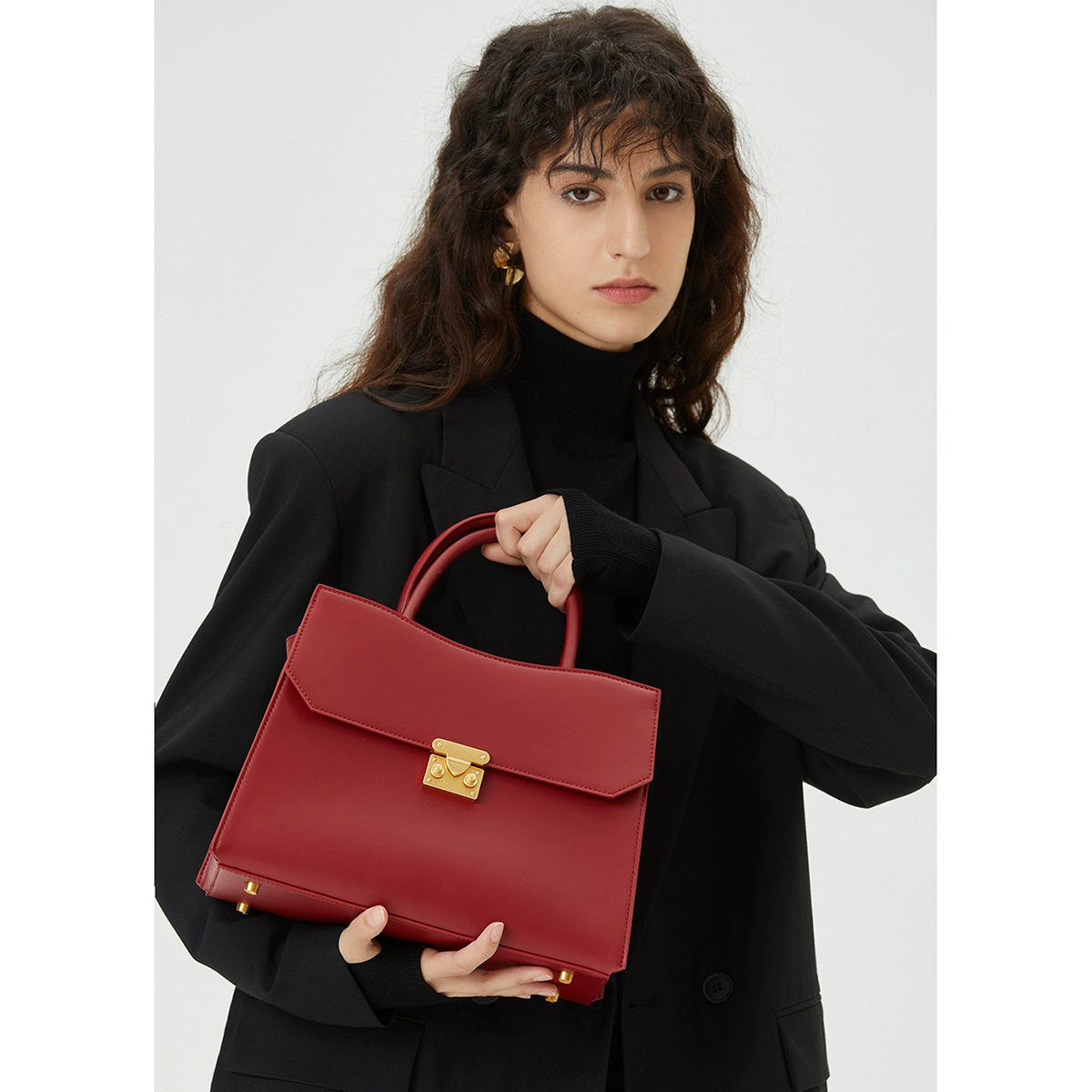 ZARA Red Bag Women's Wedding Bride Bag Niche High-end Large Capacity Wedding Bag Tote Bag Shoulder Crossbody Bag