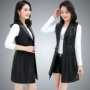 Áo vest da nữ trong bộ đồ dài của mẹ Hàn Quốc phiên bản xuân hè 2019 dành cho nữ. - Quần áo da áo da zara nữ chính hàng