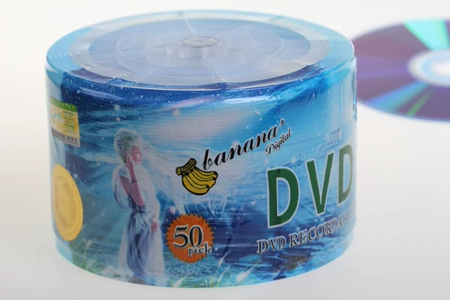Подлинная бесплатная доставка банановой диск DVD-R диск 50 Фотографии/Жесткий диск 16x Blank Carvings Carvings