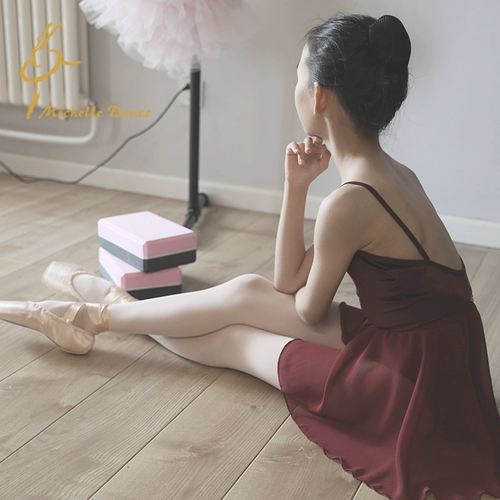 Michelledance Children Ballet лыстная юбка британская император северный танцевальный класс Стиль стиль розовый синий