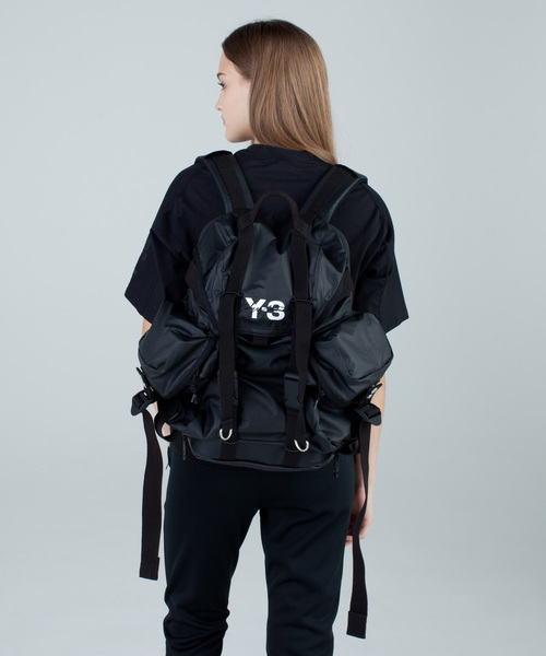 Подлинный  Y-3 подходит для мужчин и женщин спортивный досуг рюкзак  Y-3 XS UTILITY DY0513