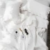 Bộ chăn ga gối cotton một mảnh ba mảnh đặt gió theo phong cách Hàn Quốc rắn màu sao đơn giản chăn bông trải giường mùa hè chăn Trải giường