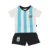 Chàng trai mùa hè quần áo bóng đá phù hợp với 2018 trẻ em mới của World Cup thể thao phù hợp với bé ngắn tay thể thao triều