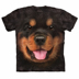 Mỹ The Mountain puppy in bông 3D vòng cổ đáy áo sơ mi couple t-shirt in ấn triều thương hiệu ngắn tay áo Áo khoác đôi
