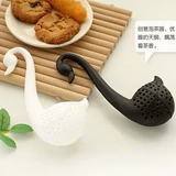 Креативный лебедь, чай, фильтр, палочка для смешивания