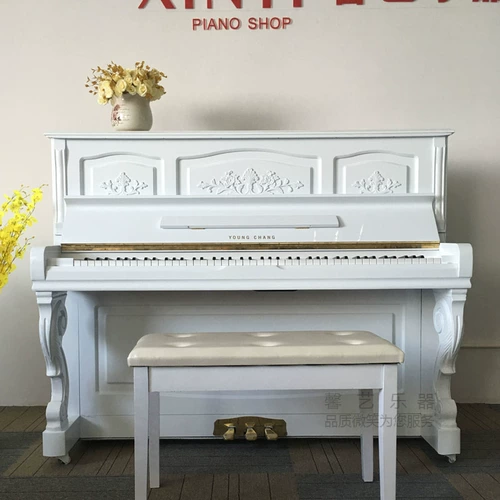 Yamaha, оригинальное импортное японское розовое белое пианино для начинающих, Южная Корея