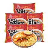 Южная Корея импортированная мамочка kimchi ramen ramen 120gx5 ровная обернутая фаст -фуд с лапшой лапши с лапшой