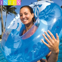 Intex, оригинальный безопасный плавательный круг для взрослых, США, увеличенная толщина