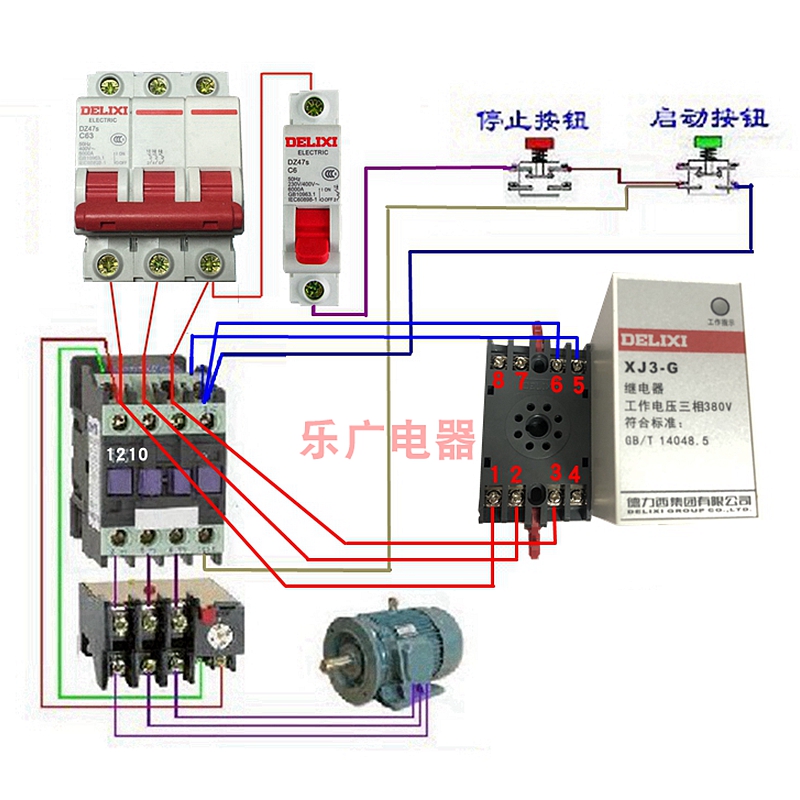 Пускатель для электродвигателя 380 вольт схема подключения