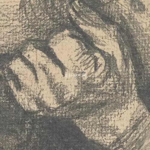 Грустный эскиз пожилых людей Ван Гога голландский рисунок карандашо