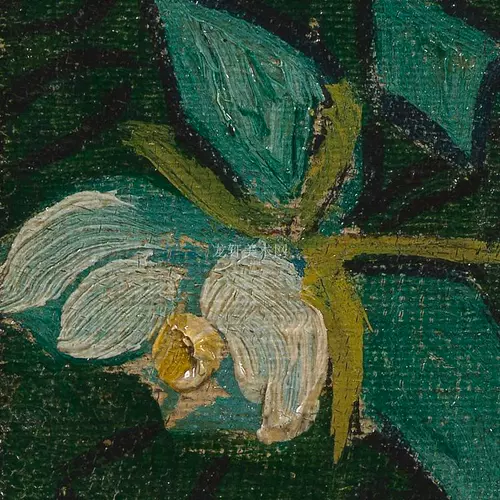Van Gogh Wild Rose после Нидерландов впечатление от масляной живописи цветок белая роза Электронный материал для картинки