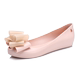 Haiweige dép 2018 mới của phụ nữ hoang dã phẳng miệng cá giày bow nhựa cổ tích giày chống trái cây đông lạnh giày dép hermes nữ chính hãng Sandal