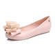 Haiweige dép 2018 mới của phụ nữ hoang dã phẳng miệng cá giày bow nhựa cổ tích giày chống trái cây đông lạnh giày Sandal