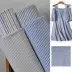 Mới mùa xuân và mùa hè tươi Nhật Bản sọc bong bóng polyester bông vải thủ công tự làm áo sơ mi váy nhà quần áo bông vải