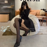 Апельсиновый аромат Meow: Candy Color 12D Ultra -Thin Long Pink Nocks Flash Pink на чулки