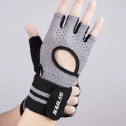 Chạy tâm trạng nam giới và phụ nữ phần mỏng nửa ngón tay găng tay thể thao đào tạo thiết bị găng tay thể dục non-slip wristband găng tay