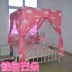 Giường ngủ gia đình màn chống muỗi hai tầng chống gió trên giường kính chắn gió ấm 1,5 m 1,8m giường Bed Skirts & Valances