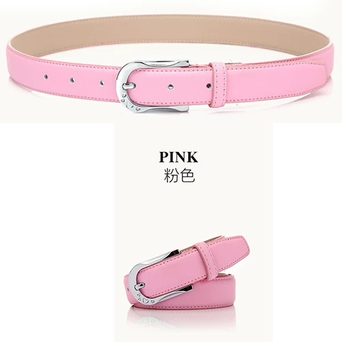 Universal white leather belt, trousers, genuine leather