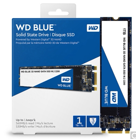 WD/Западная Data Blue серия -3D 250G 500G M.2 SATA канал SSD твердотельный накопитель
