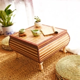 Стол бурного окна Простой бамбуковый редактор балкон маленький чайный стол, столик карлика, квадратный стол, японский стиль татами для хранения журнальный столик