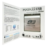 ESI Maya 22 Delux Network K Song Pen Pen Записываемая настольная запись USB внешняя звуковая карта U22XT