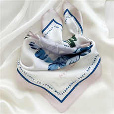 шарф 爱丽丝花园 春夏新款方巾丝巾发带绑包印花薄款围巾韩版百搭领巾
