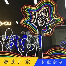 Реквизит на заказ 厂家直销 小猪佩琪led霓虹灯造型 大型景观led灯光亮化户外亮化