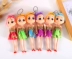 Barbie Mặt Dây Chuyền Công Chúa Đám Cưới Keychain Mini Pendant Video Trang Trí 6 Tuổi Đồ Chơi Vải Sang Trọng