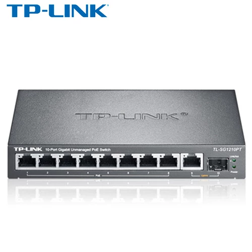 TP-Link TL-SG1210PT Полный гигабитный стандартный переключатель POE Power Total Power 121 Вт