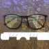 Phiên bản tiếng Hàn của kính chống cận thị kính retro khung nam kính siêu nhẹ khung nữ tròn mặt phẳng gương văn học khung lớn - Kính khung
