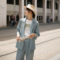 Классический костюм для отдыха, комплект, куртка, защита от солнца, в западном стиле, в корейском стиле
