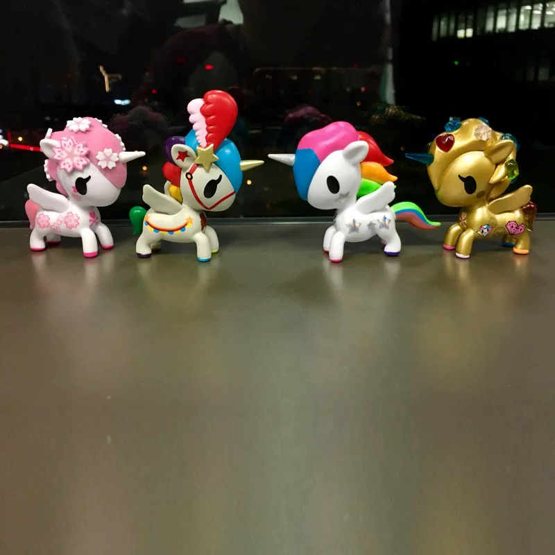 Бесплатная доставка P0pmart Bubble Mart Tokidoki подлинный единорог 6-го поколения счетчик слепой бокс!