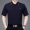 Mùa hè 100% lụa ngắn tay T-Shirt trung niên cha nạp kích thước lớn lỏng trung niên cha của nam giới màu rắn T-Shirt áo polo