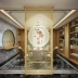 Mới Trung Quốc phong cách màn hình phân vùng phòng khách đơn giản hiện đại lối vào hiên trang trí gỗ rắn văn phòng khách sạn màn hình ghế rỗng - Màn hình / Cửa sổ