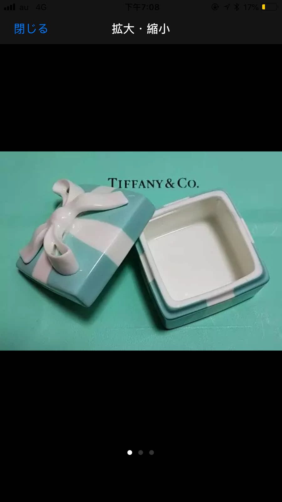 Blue small storage system with bow, Japanese pack, Birthday gift