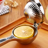 Ручная соковыжималка домашний фруктовый соковыжималка сжимает лимонный клип мини -нержавеющая сталь -оранжевый сок
