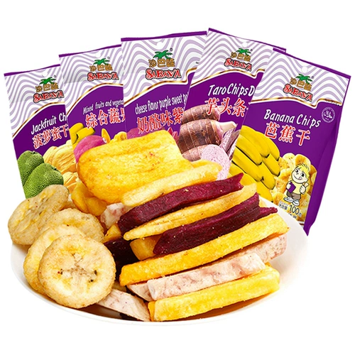 Sabah WOW Комплексные фрукты и овощи, высушенные в Вьетнаме, импортированные 100GX4 сумки с обезвоженными овощами сушеные фрукты.