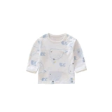Тонкий хлопковый топ для раннего возраста, хлопковая футболка подходит для мужчин и женщин для девочек, летняя детская пижама