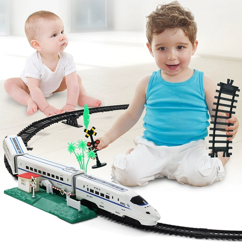 Электрическое метро, игрушечная машина, поезд, комплект для мальчиков