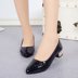 2018 mùa hè mới low-cut giày giày của phụ nữ thấp gót nhọn Hàn Quốc phiên bản của nông miệng dính giày bìa miệng hoang dã giày lười phụ nữ Giày cắt thấp