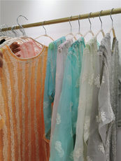 Одежда для йоги 野人小饰 印度进口瑜伽服长袖手工刺绣乔其纱长裙含防透衬里2024 Indjump