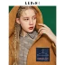 Lecho 2018 mùa đông mới của phụ nữ áo khoác len len trùm đầu áo len dài phần lỏng lẻo - Trung bình và dài Coat