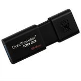 Kingston 64b USB3.0 U Disk DT100G3 Дизайн черного слайдера модный и удобный модный и удобный