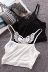 Nữ tính màu trắng bowknot ngắn phương thức áo yếm phong cách chống thất bại cơ sở quấn ngực ống hàng đầu vẻ đẹp trở lại đồ lót - Ống