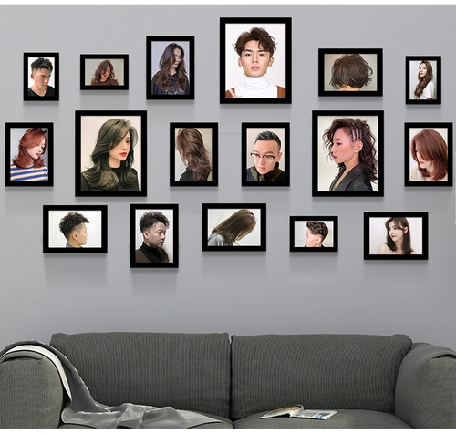 Парикмахерская декоративная настенная настенная живопись прическа для прически фото фото картины Магазин Магазин Фоны Стена