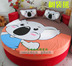 Cartoon tròn giường DN giường tròn phiên bản lớn của một gia đình bốn trang đầy đủ giường vị koala giường tròn giường tùy chỉnh tùy chỉnh giường váy Li - Trang bị Covers ga chun bọc giường spa Trang bị Covers