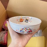 Японский детский музей, керамическая обеденная тарелка, супница, Анпанман