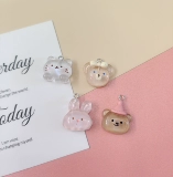 Милые мультяшные аксессуары с животными, подвеска ручной работы, свежая ручка, «сделай сам», популярно в интернете