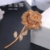 Italina Rose Trâm Eros Red Crystal Hai màu Champagne Crystal Corsage Hộp quà tặng nữ Quà tặng chính hãng - Trâm cài