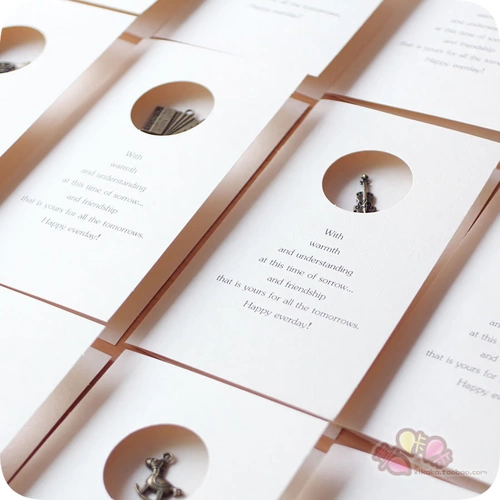 Бронзовая ретро белая свежая открытка, карточки, делается под заказ